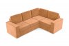 Диван-кровать, угловой набор, ткань Сенсей (Scratch resistance) Terracotta