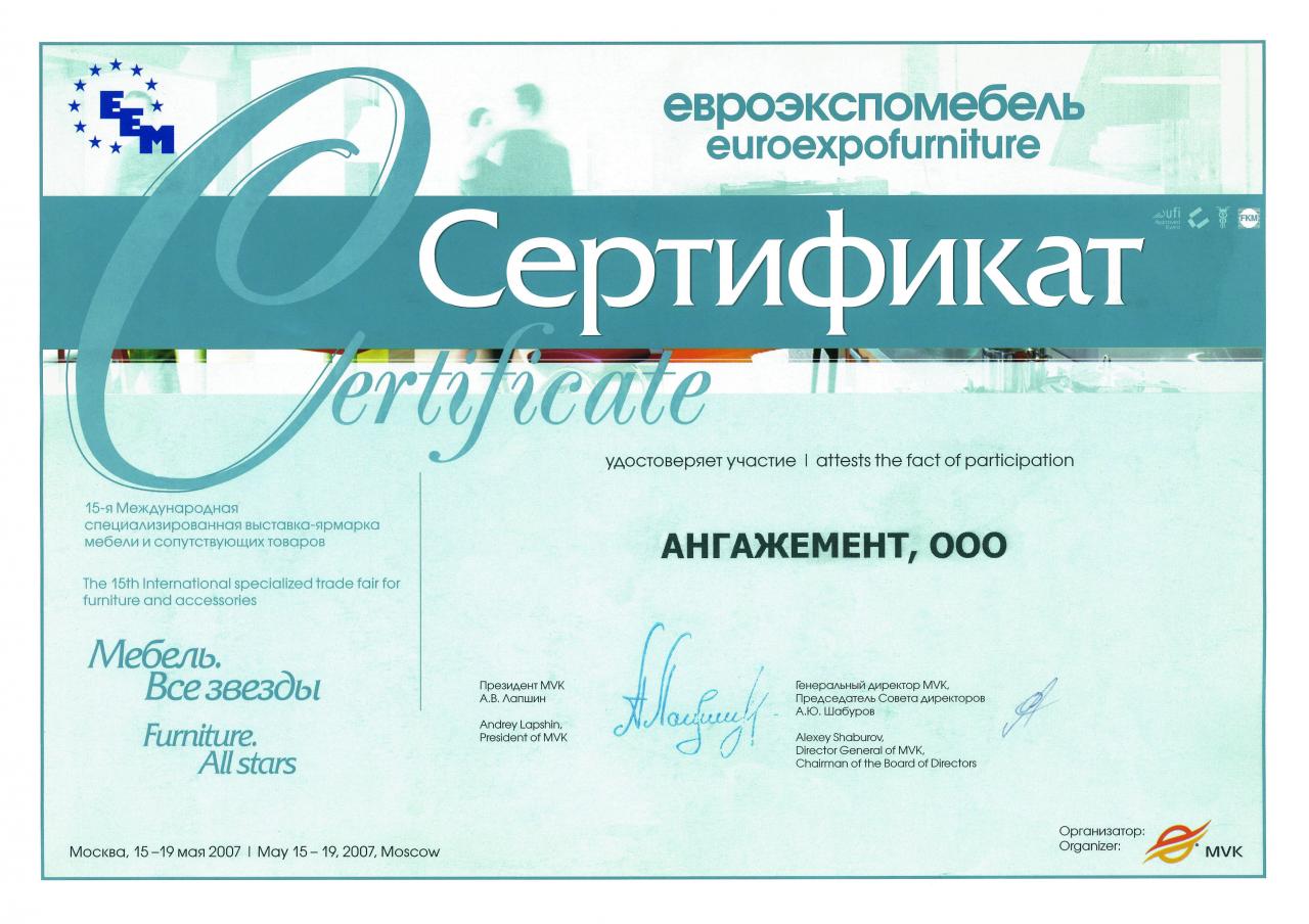 Диплом участника
