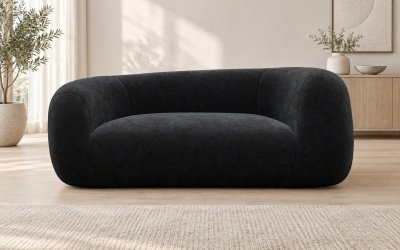 Диван, Набор Д2, ткань Сенсей (Scratch resistance) Black Onyx