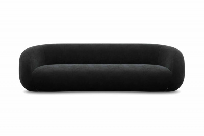 Диван, набор Д3, ткань Сенсей (Scratch resistance) Black Onyx