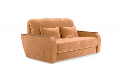 Диван-кровать, ширина спального места 140 см, ткань Сенсей (Scratch resistance) Terracotta