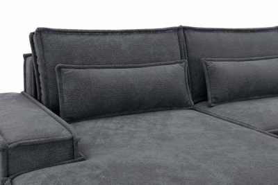 Угловой диван-кровать, набор 350, ткань Монро Graphite